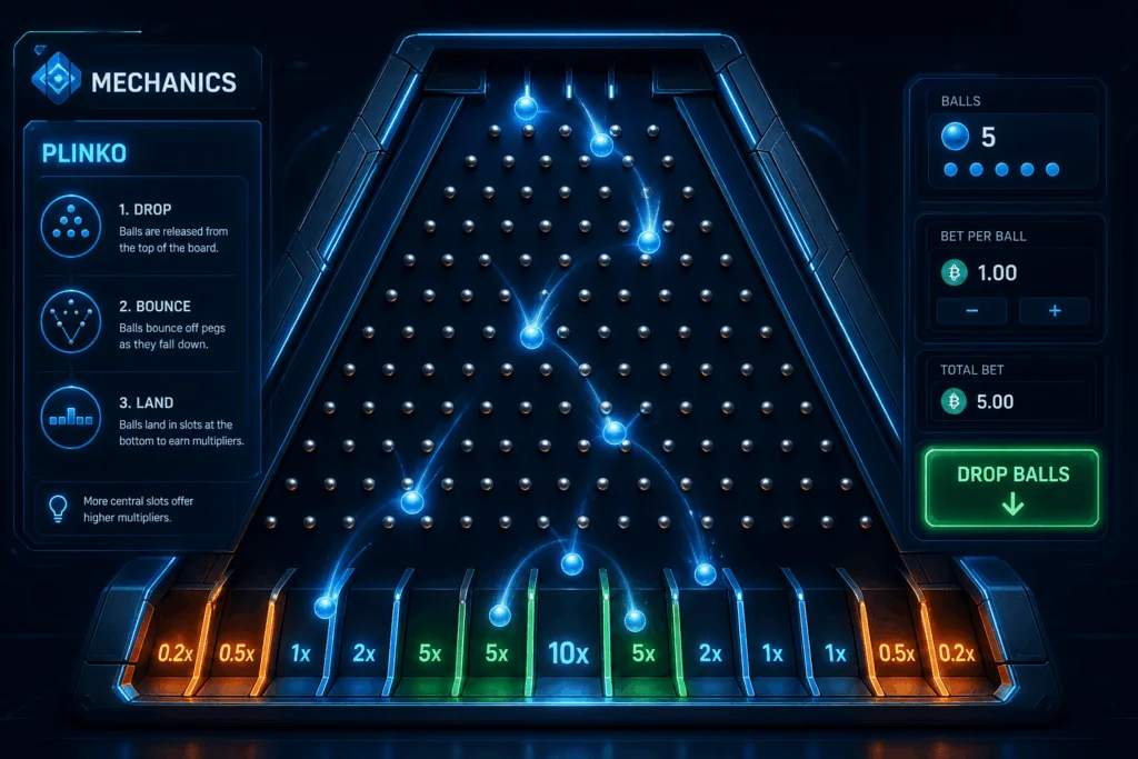 plinko game with btc